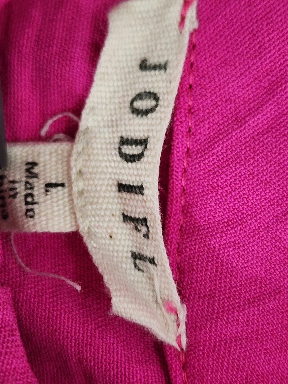 JODIFL Pink Ruffle Dress | Boutique Mini Dress | Feminine Boho Cottagecore | - Picture 6 of 10